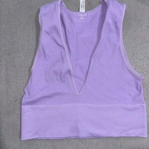 Urban Outfitters Lilac Ribbed Tank Top